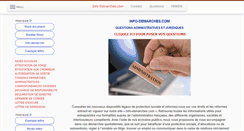 Desktop Screenshot of info-demarches.com